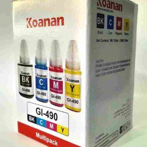 Pack de 4 bouteilles CANON GI-490 KOANAN