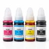 Pack de 4 bouteilles d'encre compatibles Canon GI-490 noir cyan magenta jaune