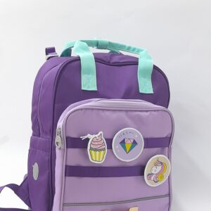 Sac a dos MONAMIX orthopédique 4219 licorne mauve