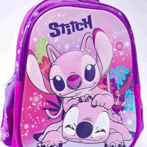 حقيبة ظهر stitch  باللون الوردي