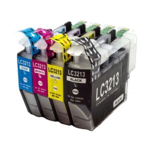 PACK DE 04 CARTOUCHES BROTHER LC3213 INKWELL