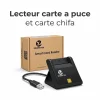 Lecteur de carte à puce USB ZOWEETEK de bureau